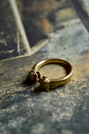 Vintage Panter Ring - Brass