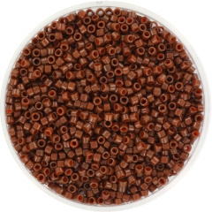 Miyuki Delica 2 mm 11/0 - Duracoat Opaque Dyed Ginger Rust 2352