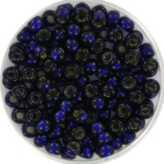 Miyuki Rocailles 4 mm silverlined Navy Bleu 4281