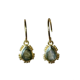 Cattleya Earrings Labradorite / Muja Juma