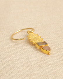 Komi Labradorite Gold Vermeil Earrings / Muja Juma