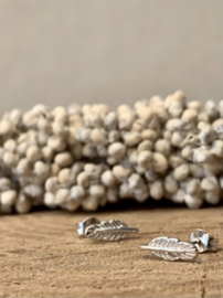 Feather Studs Sterling Silver