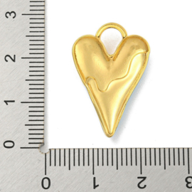 Hart Bedel Roze RVS Gold Plated