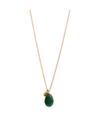 Green Zed Collier Gold Vermeil  / Muja Juma