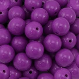 Magenta Paars Acryl Kralen 16 mm (5x)