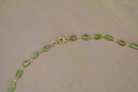 Sarita Peridot Necklace Gold Plated