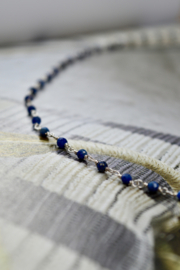 Lapis Lazuli Harmonic Necklace Sterling Silver