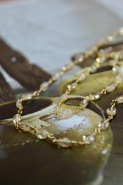 Citrien Sarita Ketting - Gold Plated
