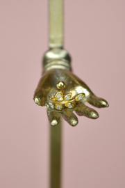 Leaf Branch Piercing Gold Vermeil