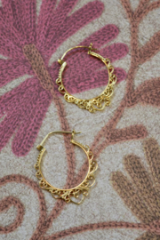 Bohemian Earrings Gold Vermeil