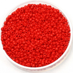 Miyuki Rocailles 2 mm Opaque Red 408