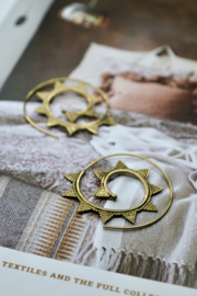 Rawa Spiral Earrings Brass