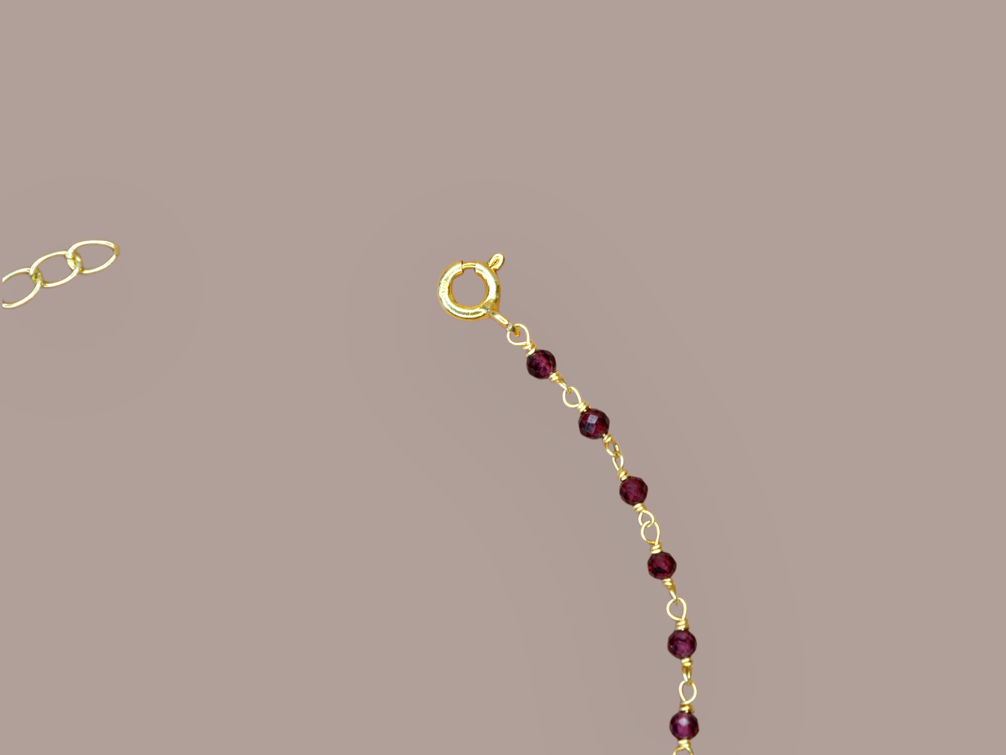 Garnet Harmonic Bracelet Gold Vermeil
