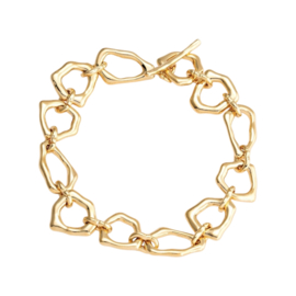 Funky Chains Bracelet Gold Plated