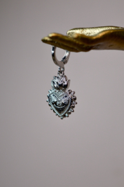 Mexican Heart Single Earring