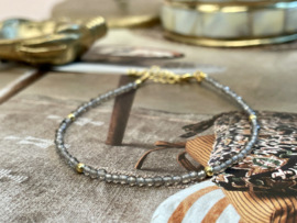 Smokey Quartz Bracelet Gold Vermeil