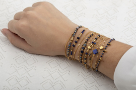 Lapis Lazuli Shania Heart Armband