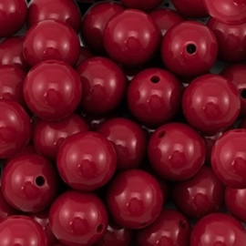 Wijn Rood Acryl Kralen 16 mm (5x)