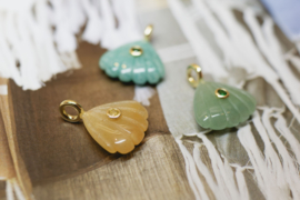 Edelsteen Schelp Hanger