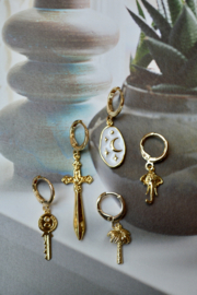 Elephant Single Earring Gold Plated