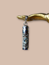 Sukma Blauw Topaas Prayer Box - Sterling Zilver