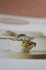 Lucky Clover Piercing - Gold Vermeil