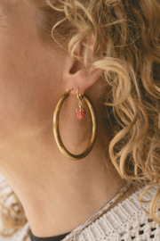 Hoops Oorbellen - Stainless Steel Goud