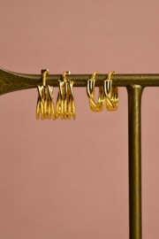 Livia Hoop Oorbellen - Gold Plated