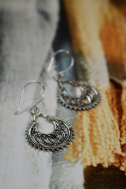 Filigrain Boho Earrings Sterling Silver / Oorbellen