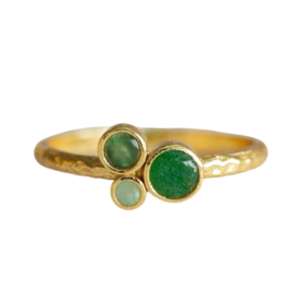 Aevy Ring Green Gold Vermeil / Muja Juma