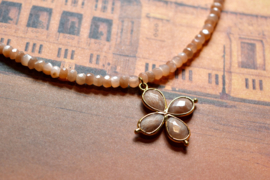 Zonnesteen Ladakhi Ketting - Gold Plated