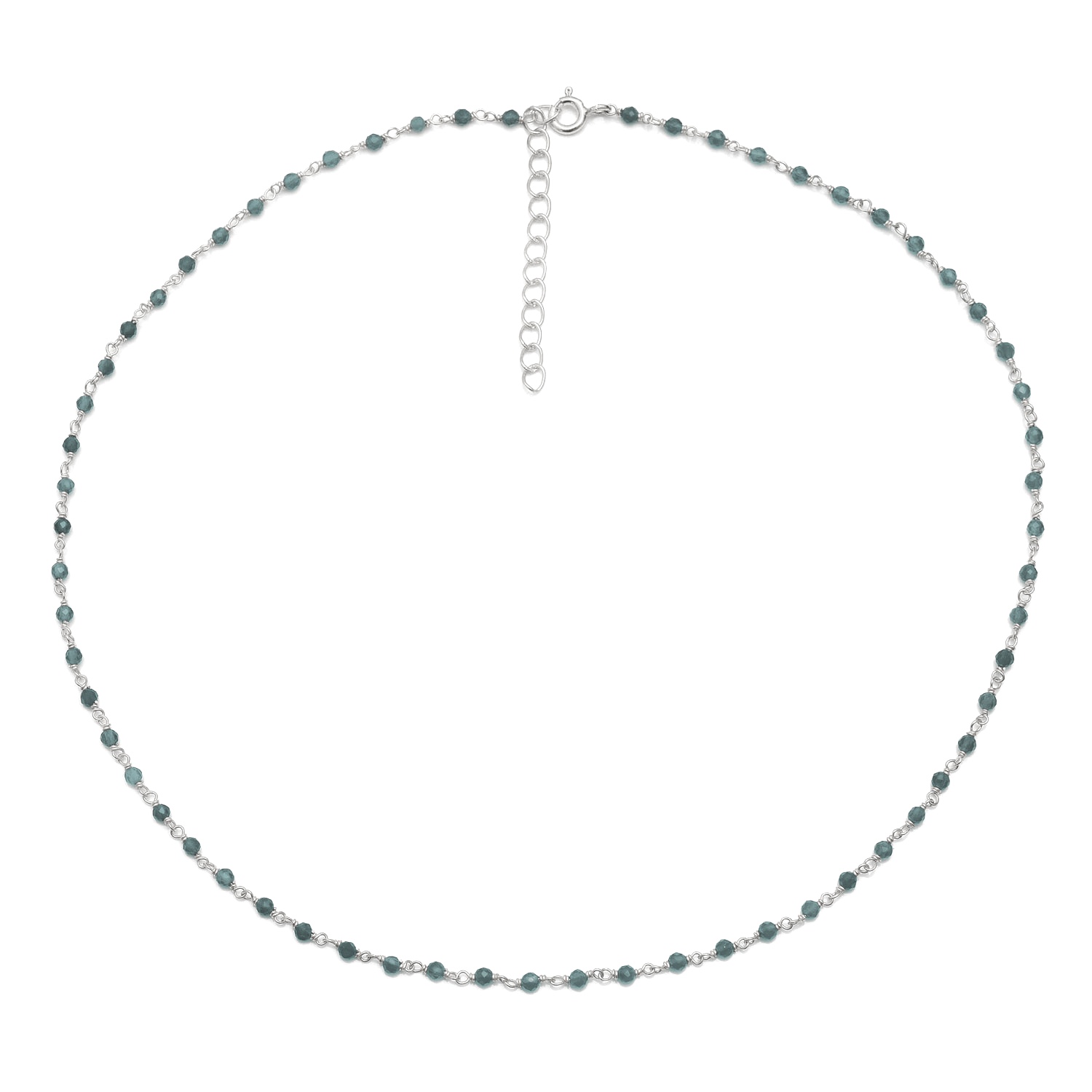 Apatite Harmonic Necklace Sterling Silver