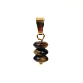 Tiger Eye 3-Stone Pendant