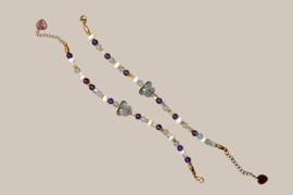Amethyst Butterfly Bracelet