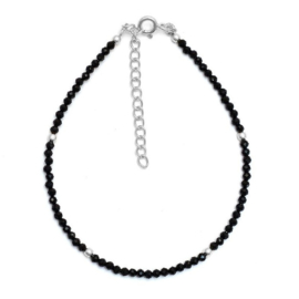 Black Onyx Sterling Silver Bracelet / Armband