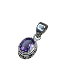 Amethist Ubud Hanger - Sterling Zilver