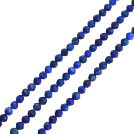 Lapis Lazuli Facet 4 mm Kralen