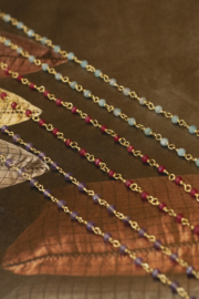 Amazonite Harmonic Necklace Gold Vermeil
