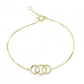 Circles Bracelet Gold Vermeil