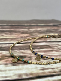 Tribal Anklet Lapis Enkelbandje