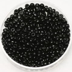 Miyuki Rocailles 3 mm Opaque Black 08-401