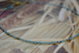 Apatite Beaded Gold Vermeil Necklace