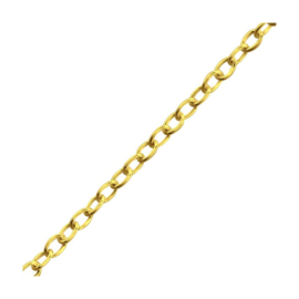 Plain Necklace Gold Vermeil 81 cm