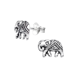 Elephant Studs Sterling Silver Oorstekers