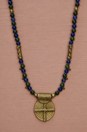 Jaipur Talisman Ketting - Brass