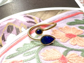Lapis Lazuli Ring Gold Vermeil