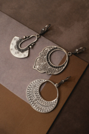 Boho Earrings Brass