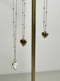 Medaillon Heart Necklace Gold Plated
