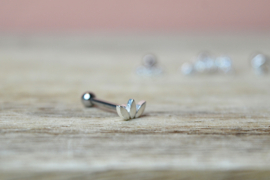 Leaf Piercing Sterling Silver