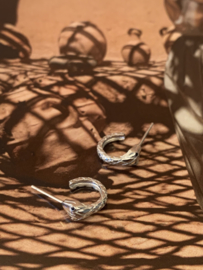 Snake Studs Sterling Silver Oorstekers